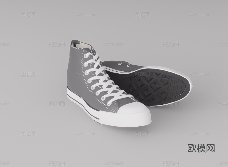 鞋子su模型