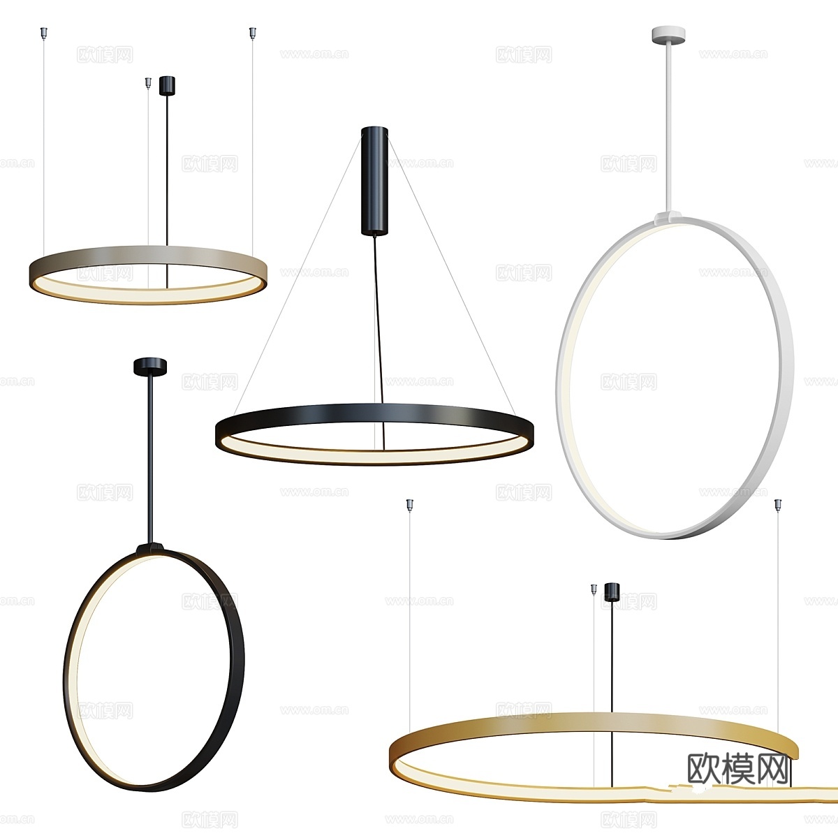 DELTA LIGHT SUPERLOOP灯具3d模型下载