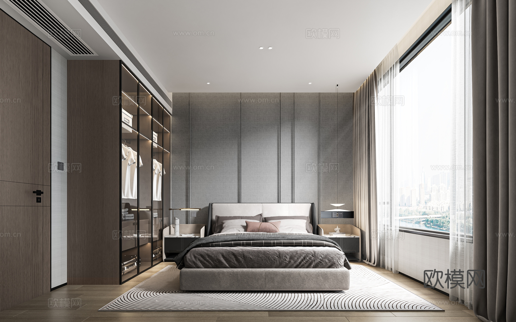 轻奢别墅 样板间 最新全套施工图 效果图合集cad施工图