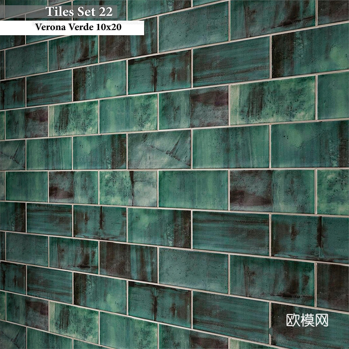 瓷砖套装223d模型下载