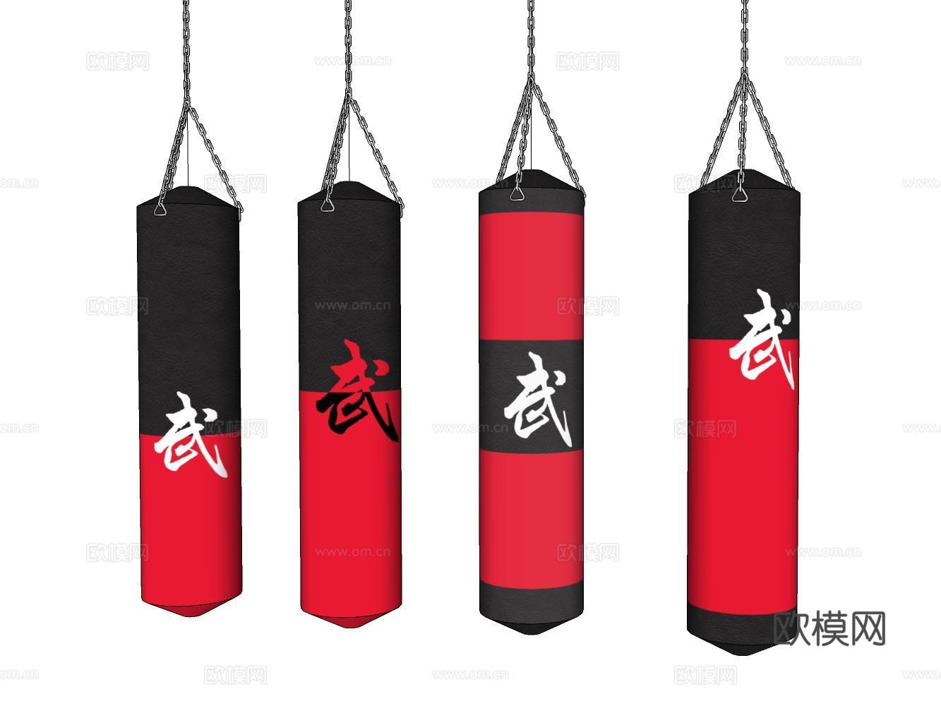 拳击沙袋su模型下载（渲染图2）