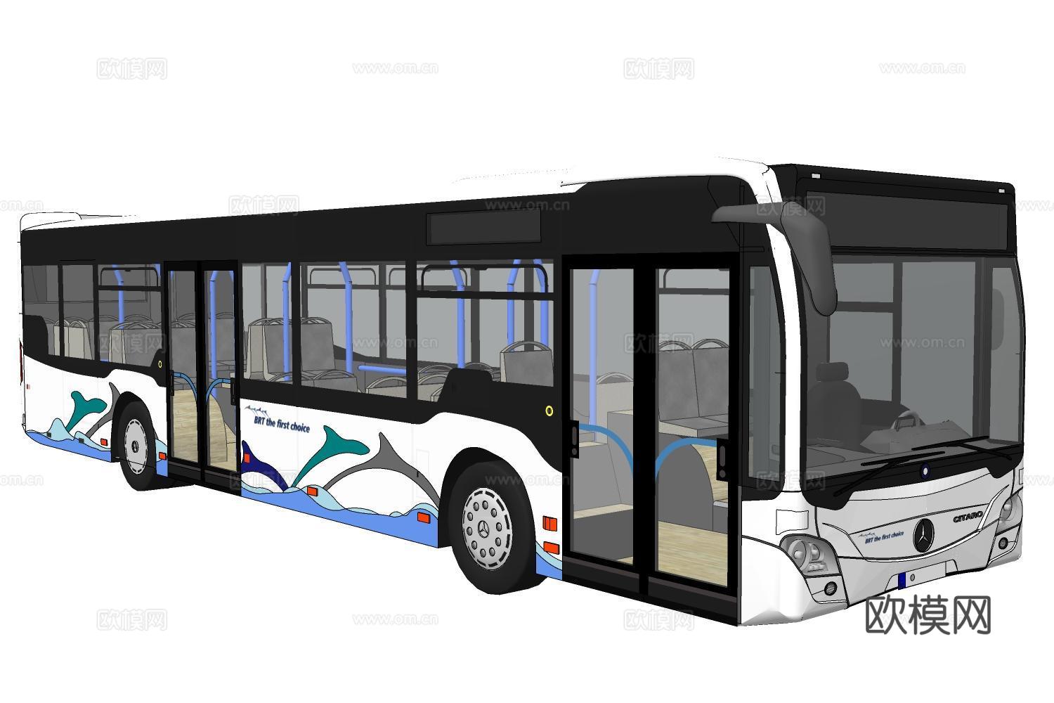 公交车su模型