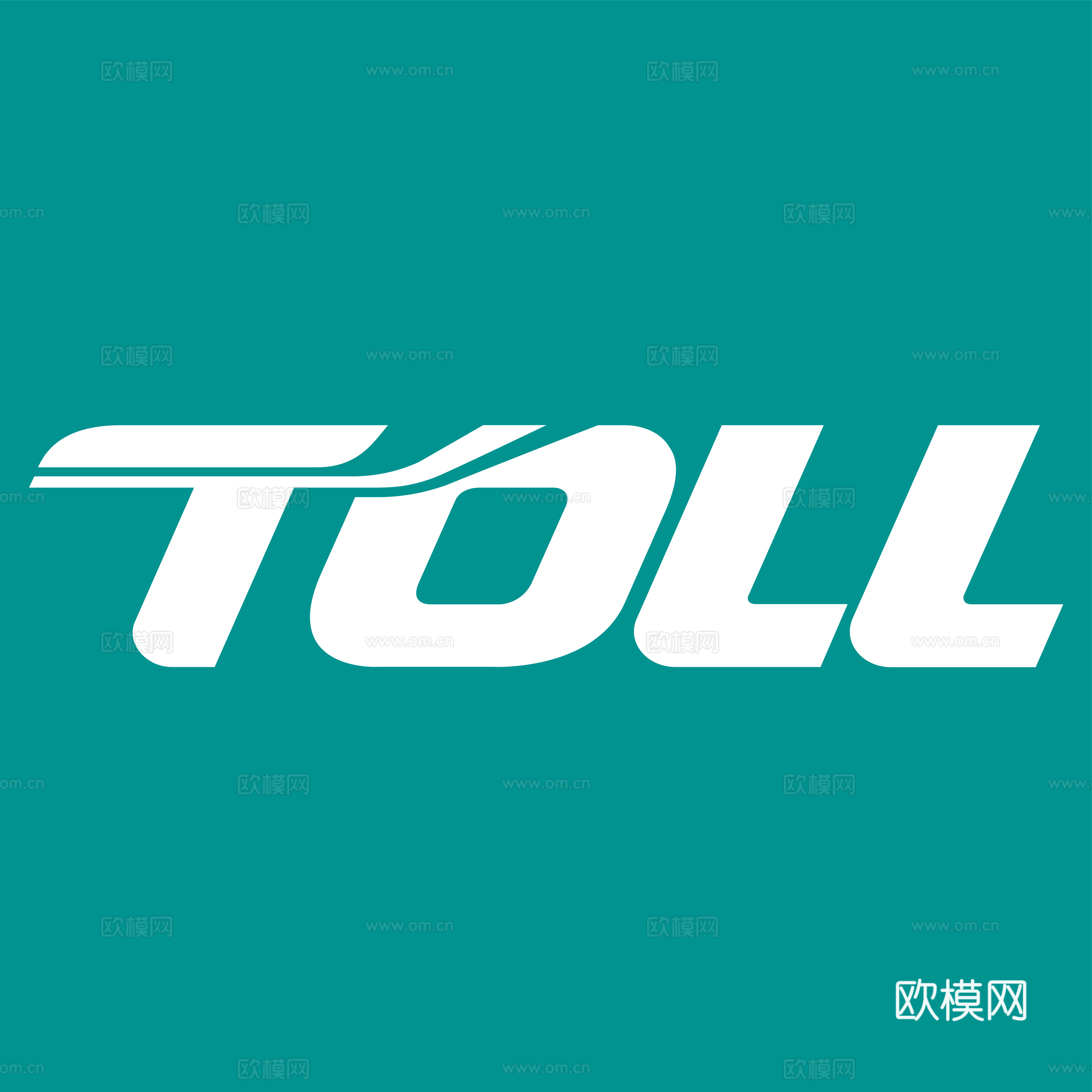 TOLL快递，快递物流logo
