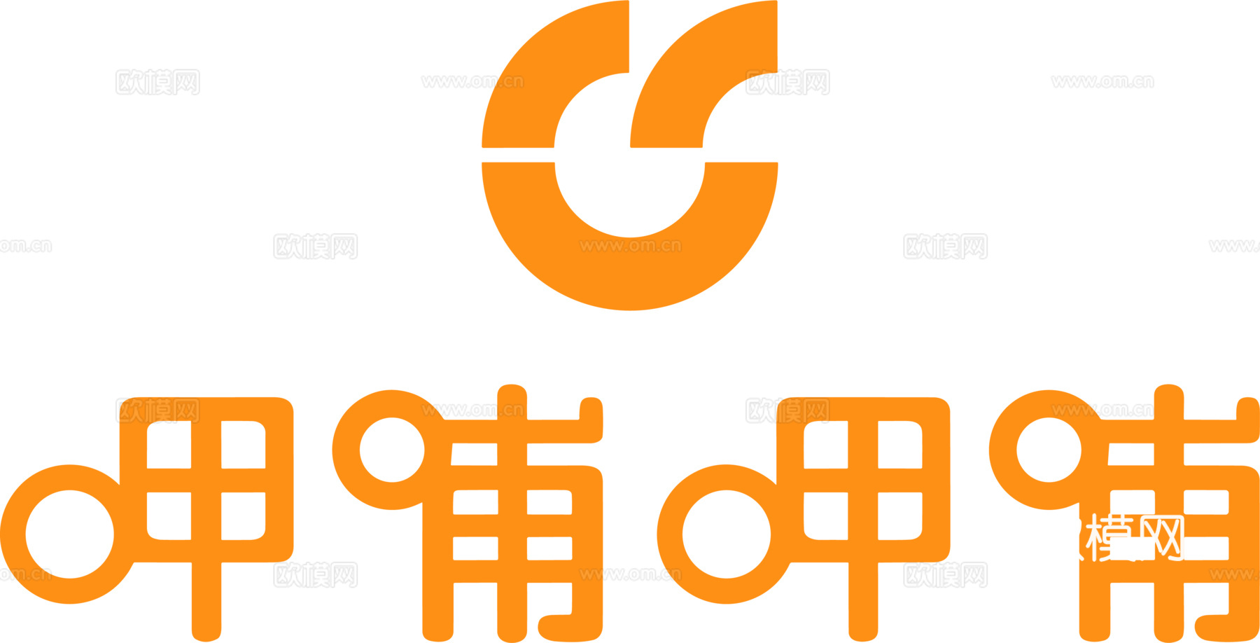 呷哺呷哺，火锅店logo