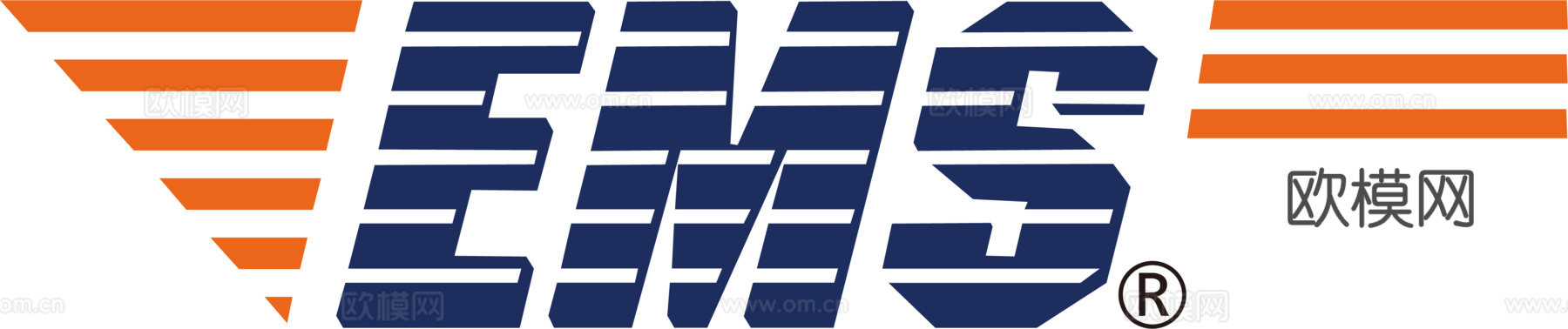 EMS，快递物流logo