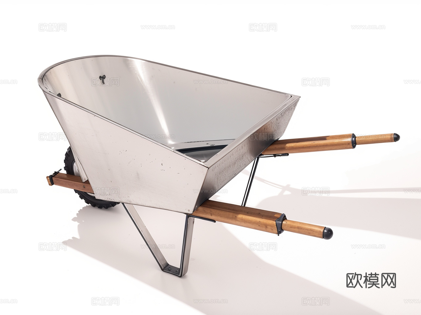 独轮车工地推车su模型