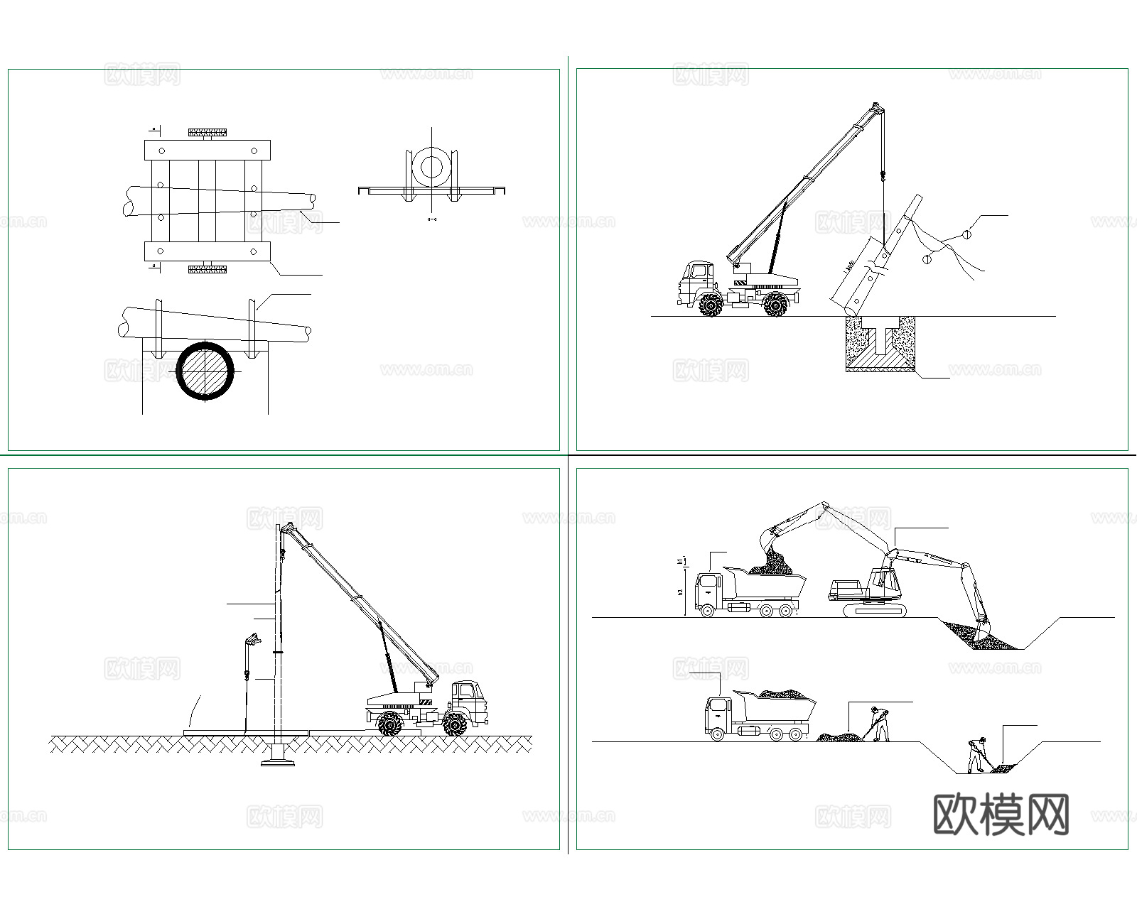变电站安装施工cad施工图