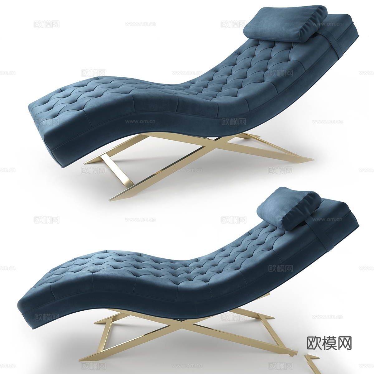 Safavieh MONROE 躺椅3d模型下载