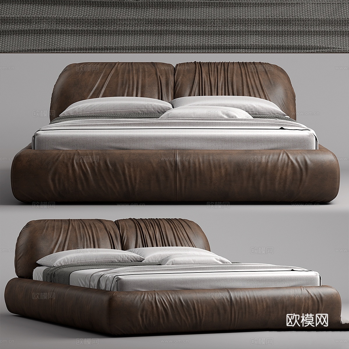 Busnelli PIUMOTTO床3d模型下载