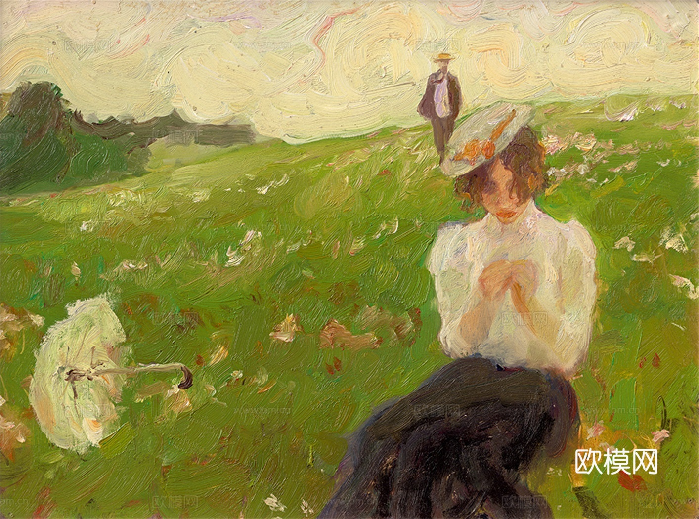 人物油画，人物画，装饰画，艺术画下载