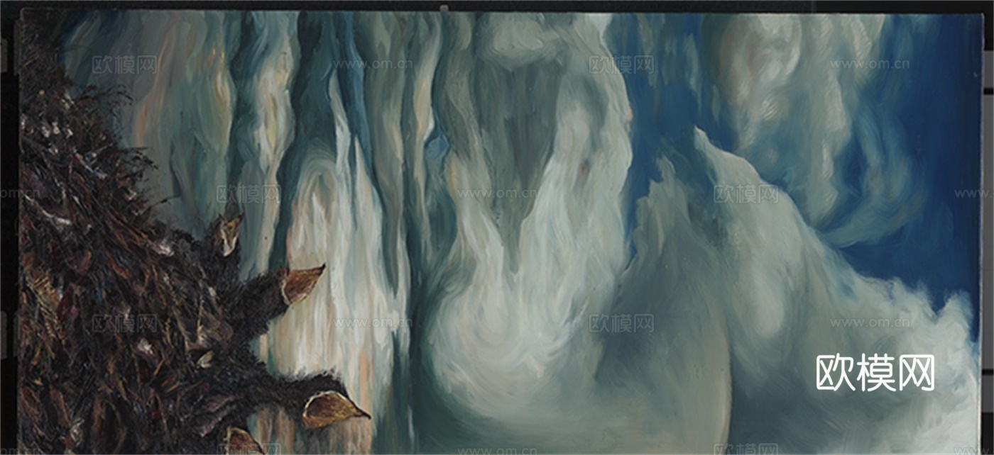 抽象油画，抽象画，装饰画，艺术画，创意画，现代绘画