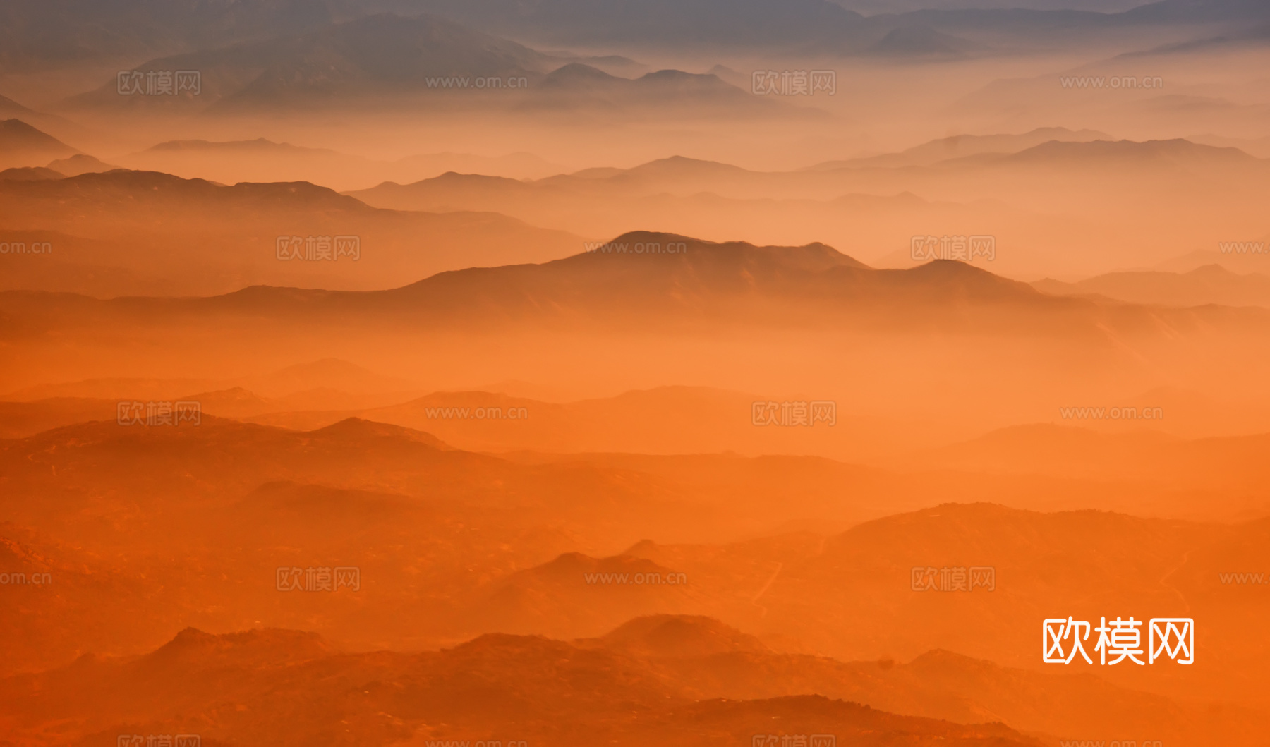 桂林山水艺术画芯下载（渲染图2）