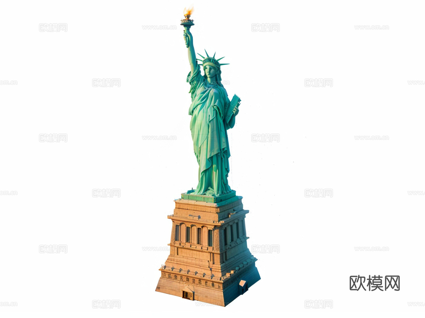 雕塑su模型下载（渲染图1）