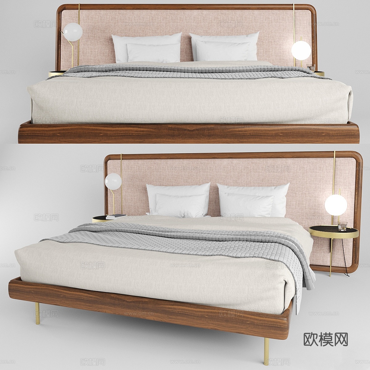 Killian床3d模型下载