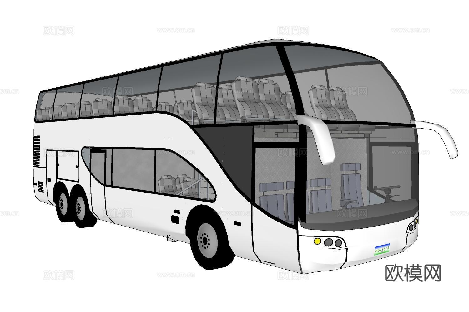 公交车su模型