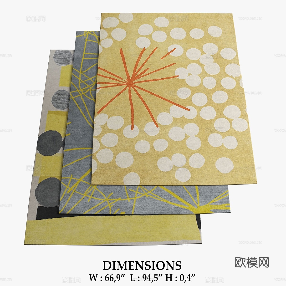 Habitat地毯_1583d模型下载