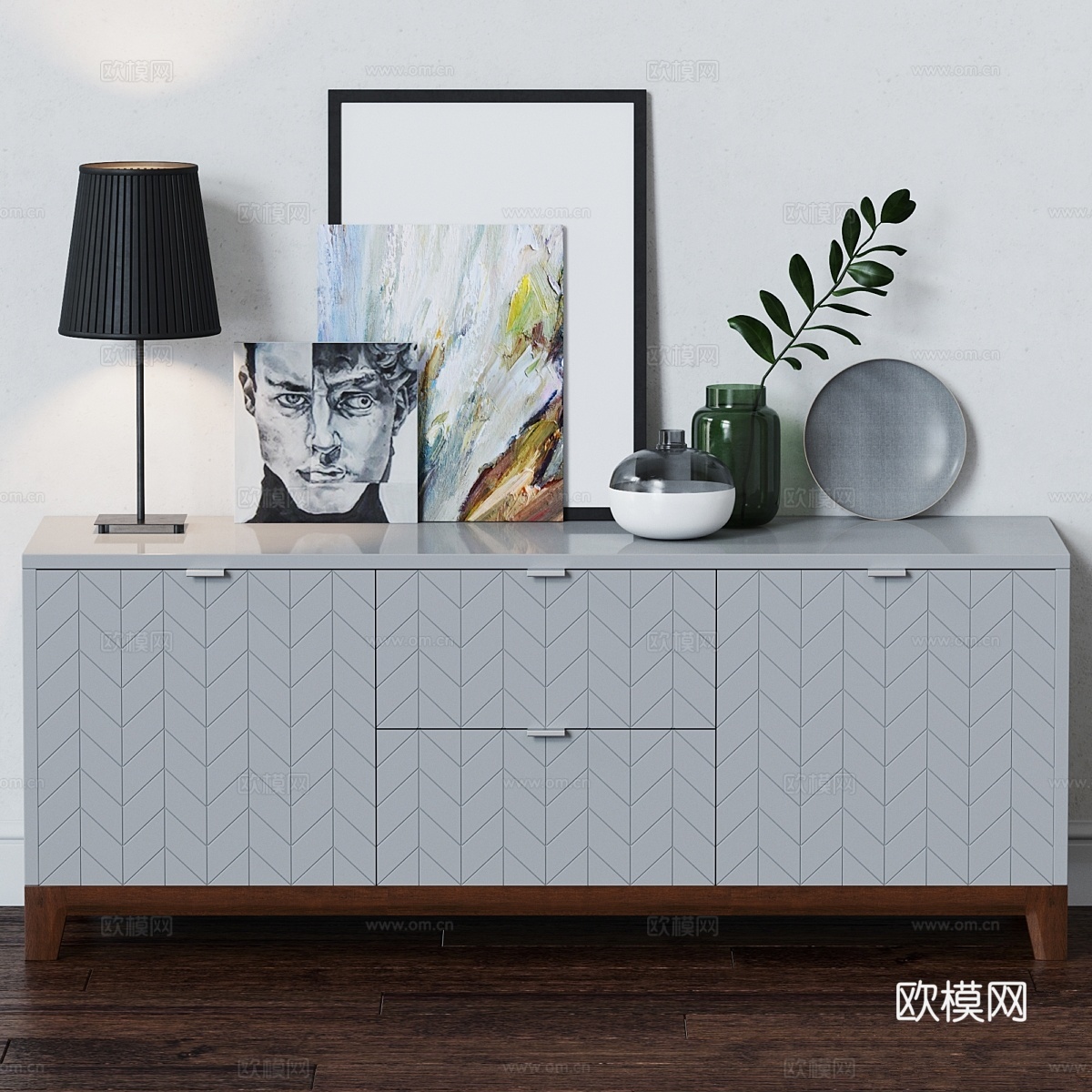 装饰套装013d模型下载