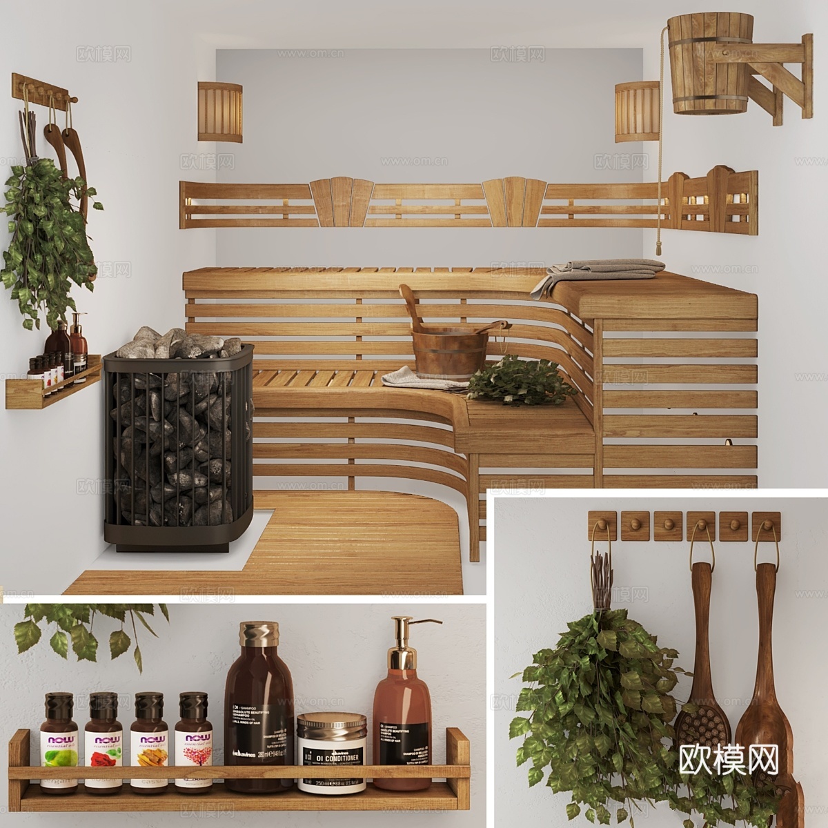 浴室套装3d模型下载