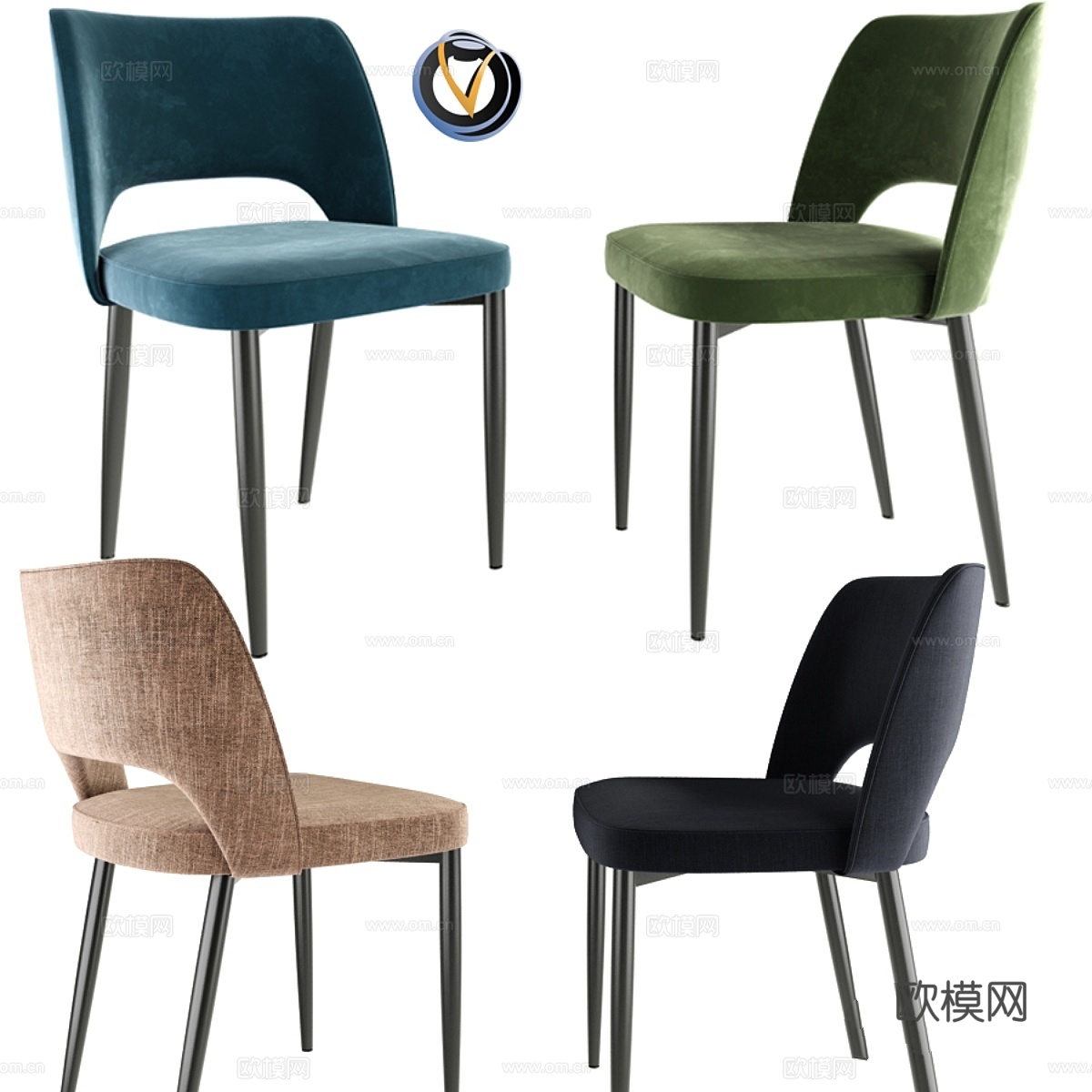 餐椅13d模型下载