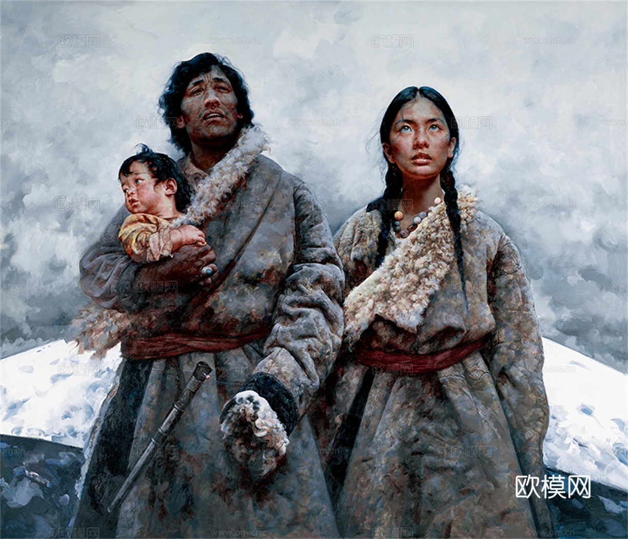 人物油画，人物画，装饰画，艺术画