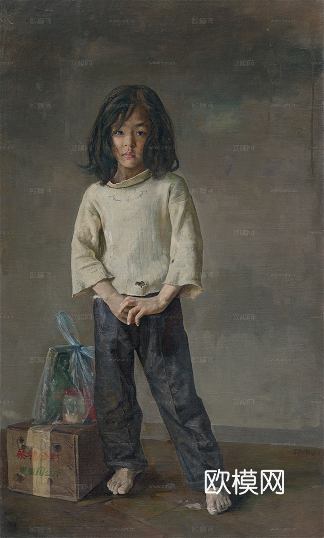 人物油画，人物画，装饰画，艺术画