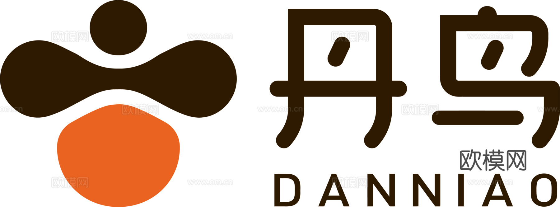丹鸟，快递物流logo
