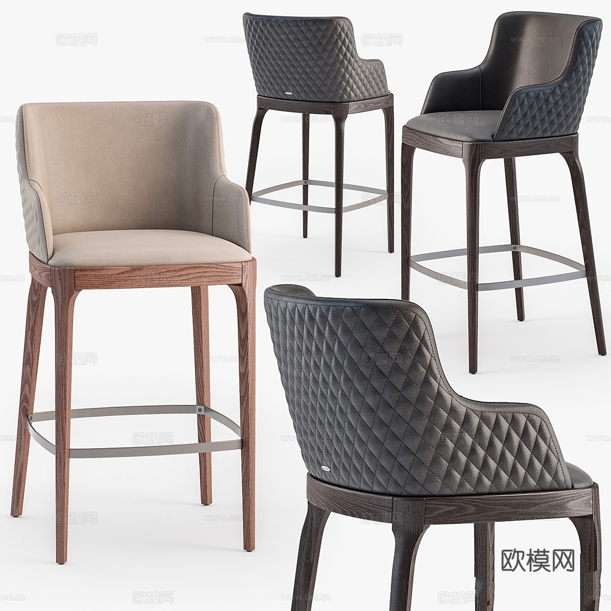 卡特兰意大利Magda高级定制凳套装13d模型下载