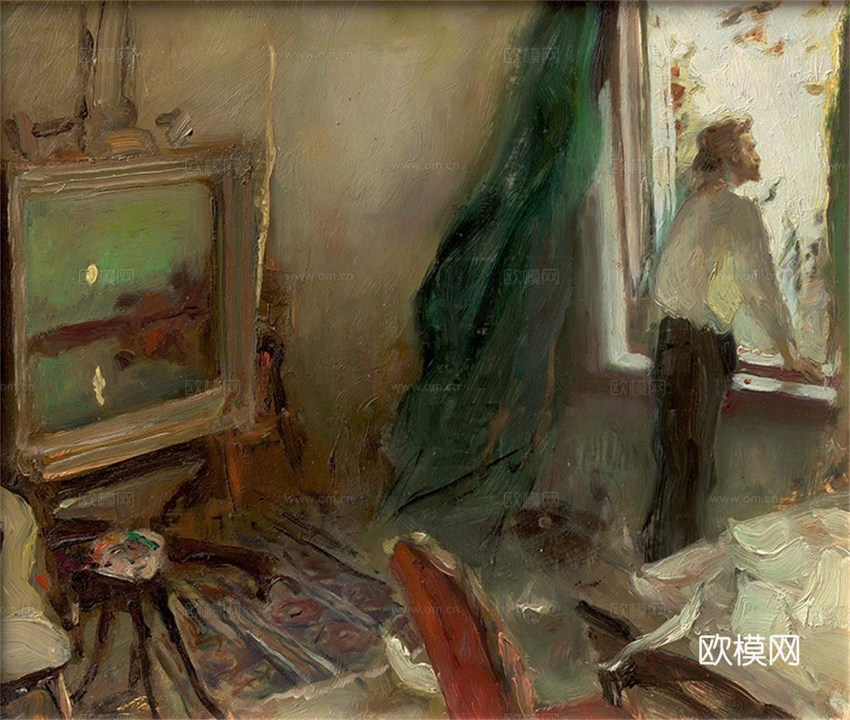 人物油画，人物画，装饰画，艺术画