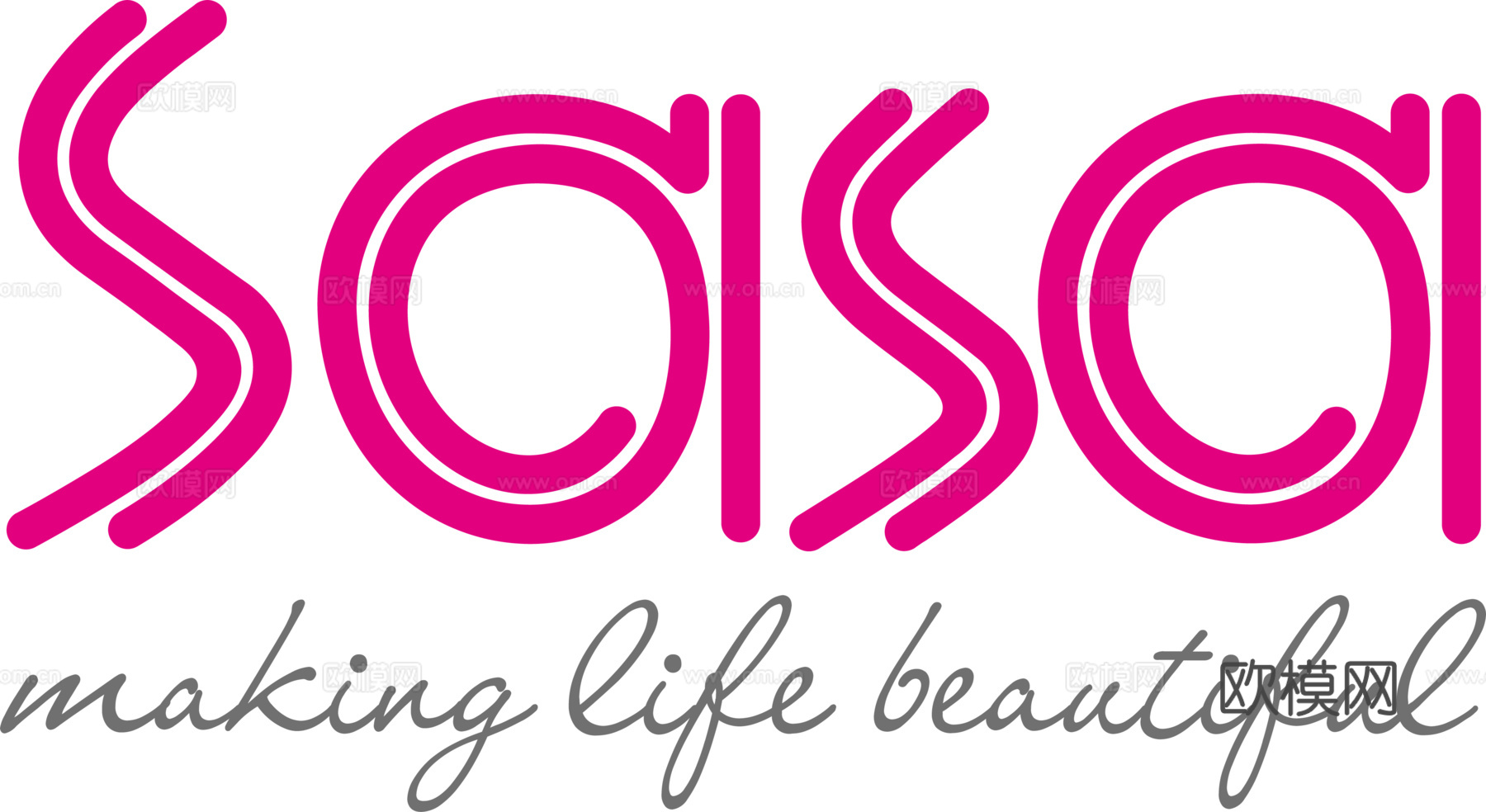 sasa，超市便利店logo