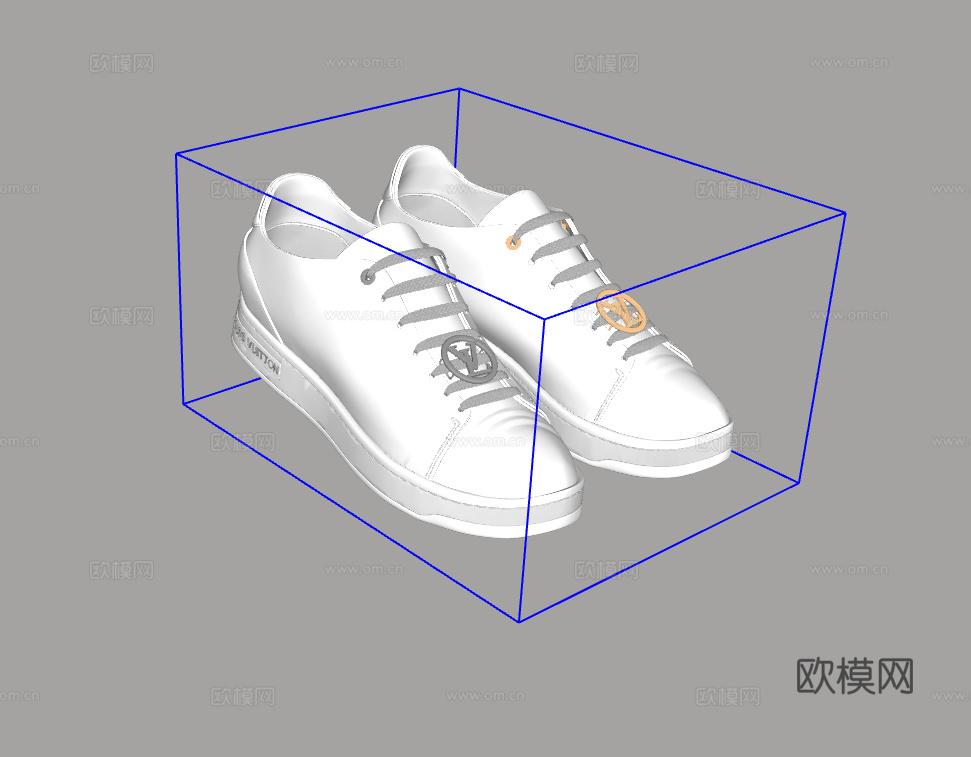 鞋子su模型