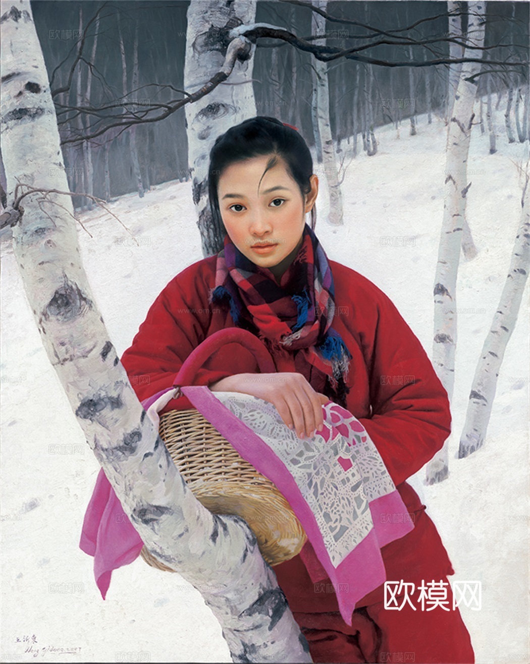 人物油画，人物画，装饰画，艺术画下载