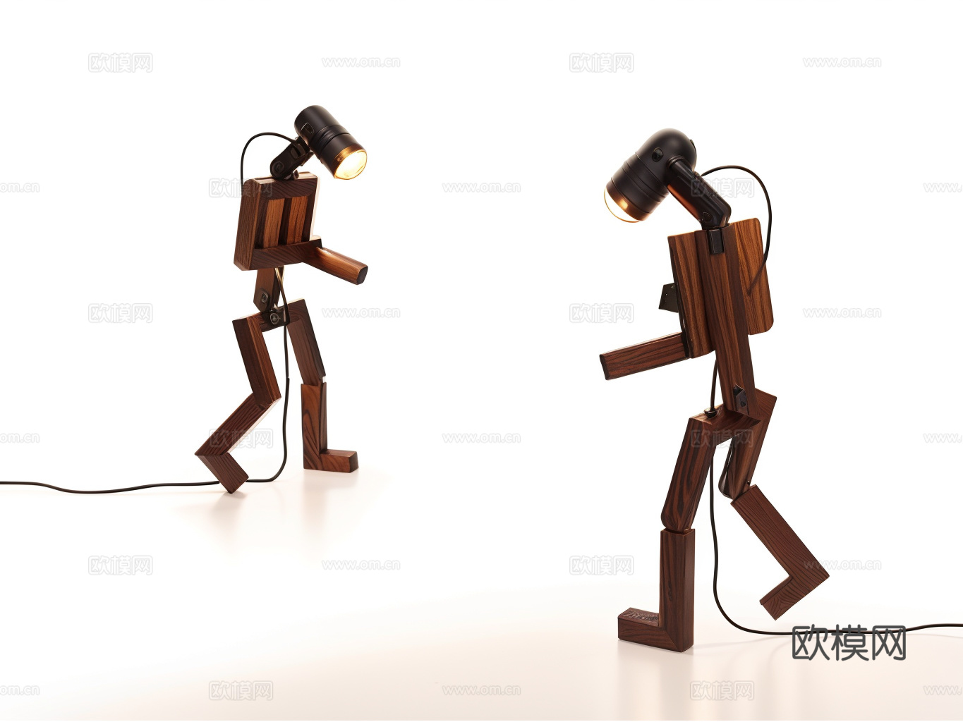 落地灯su模型