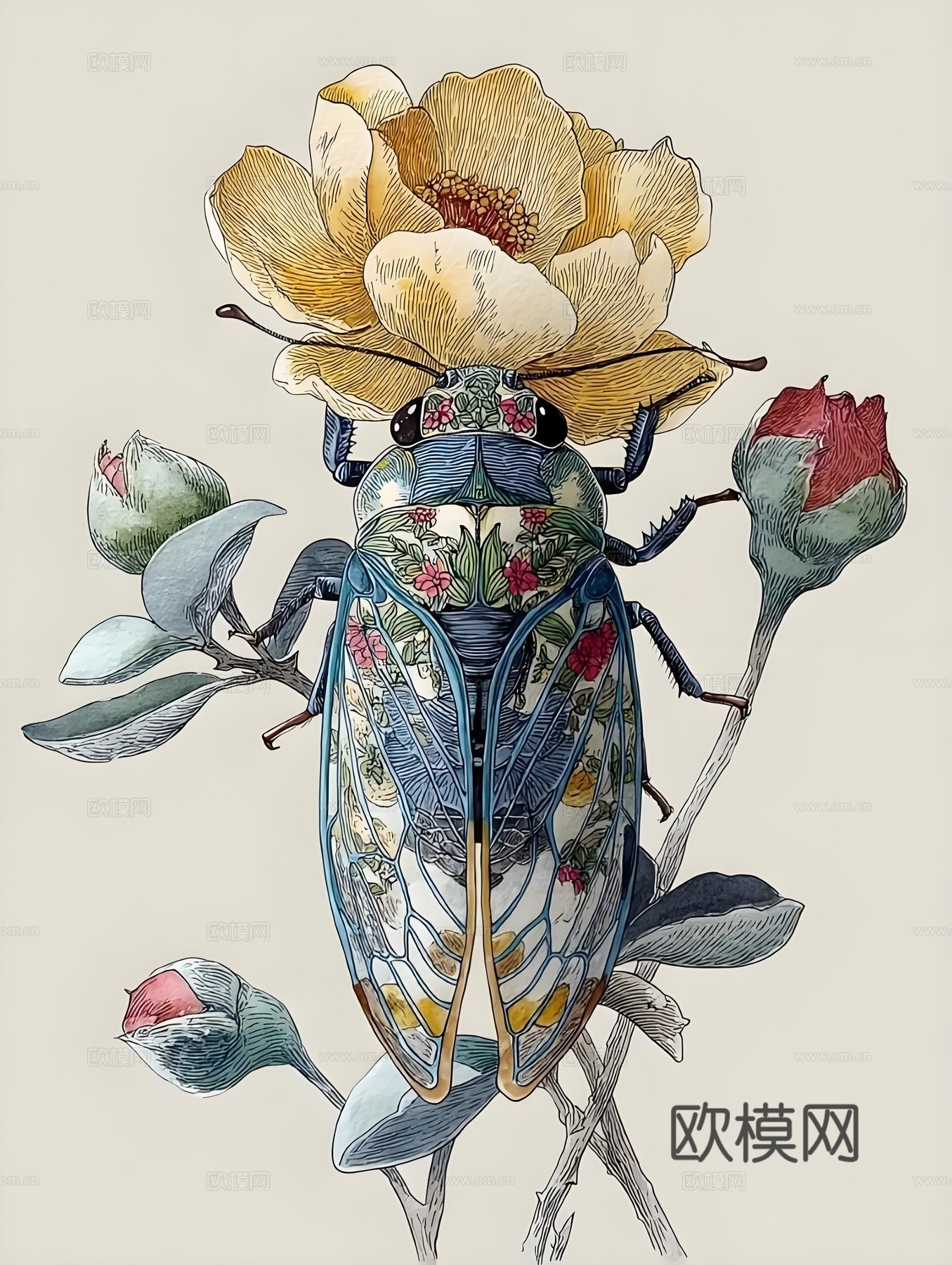 艺术画芯下载（渲染图3）