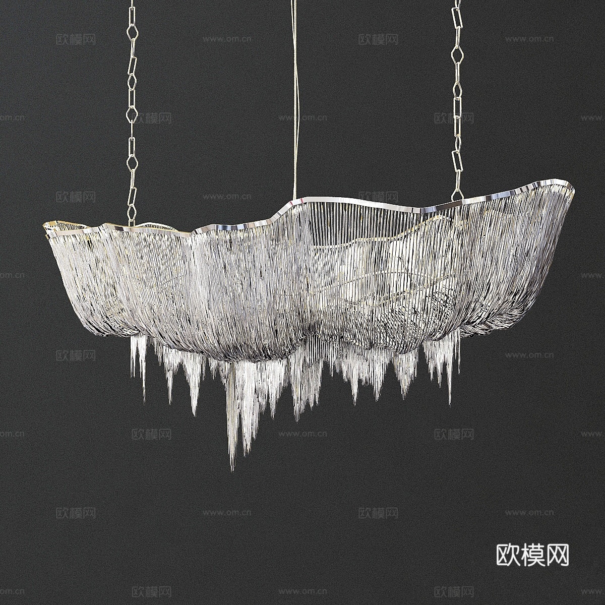 Terzani Atlantis Nikel 吊灯3d模型下载