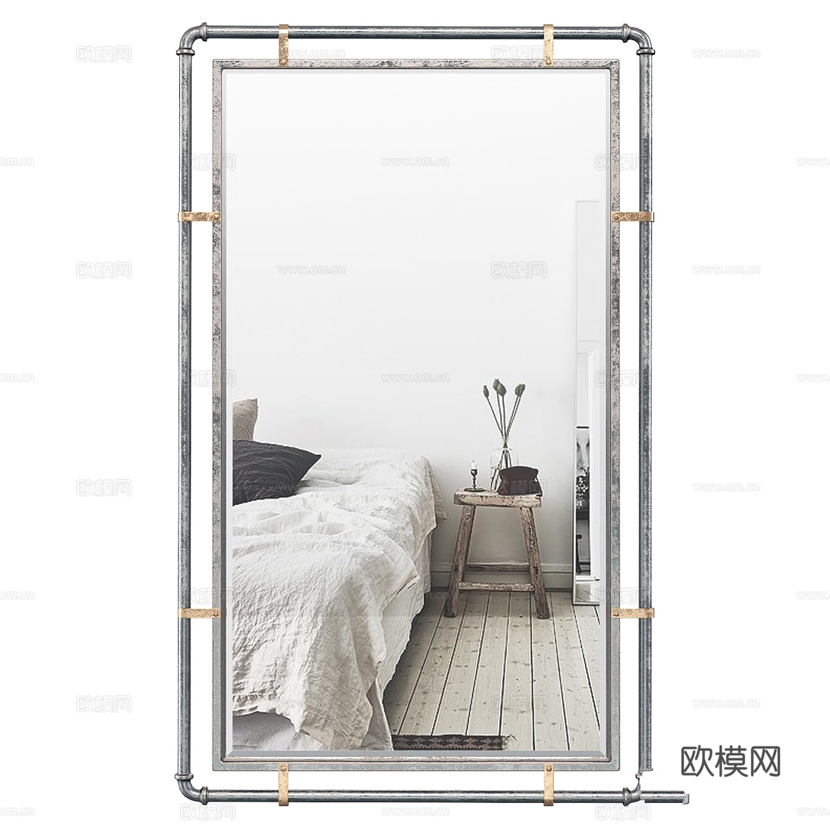 Scottie工业金属壁镜WLFR61793d模型下载