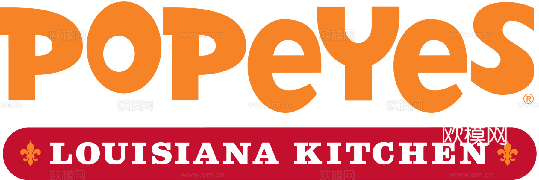 Popeyes 2，炸鸡汉堡logo