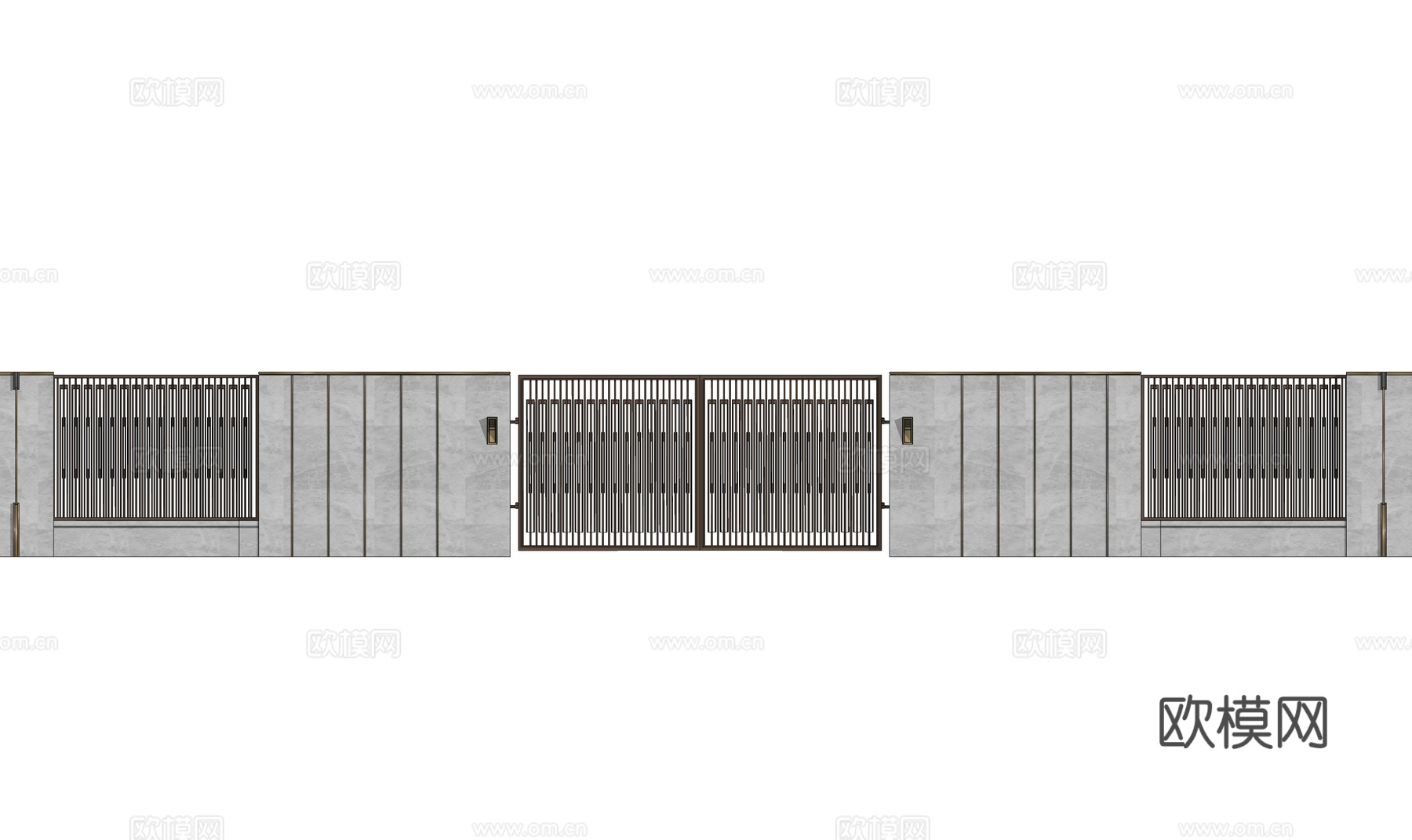 室内造景 庭院灯 草坪灯 庭院门 阳光房 门 微景观 屋顶花su模型