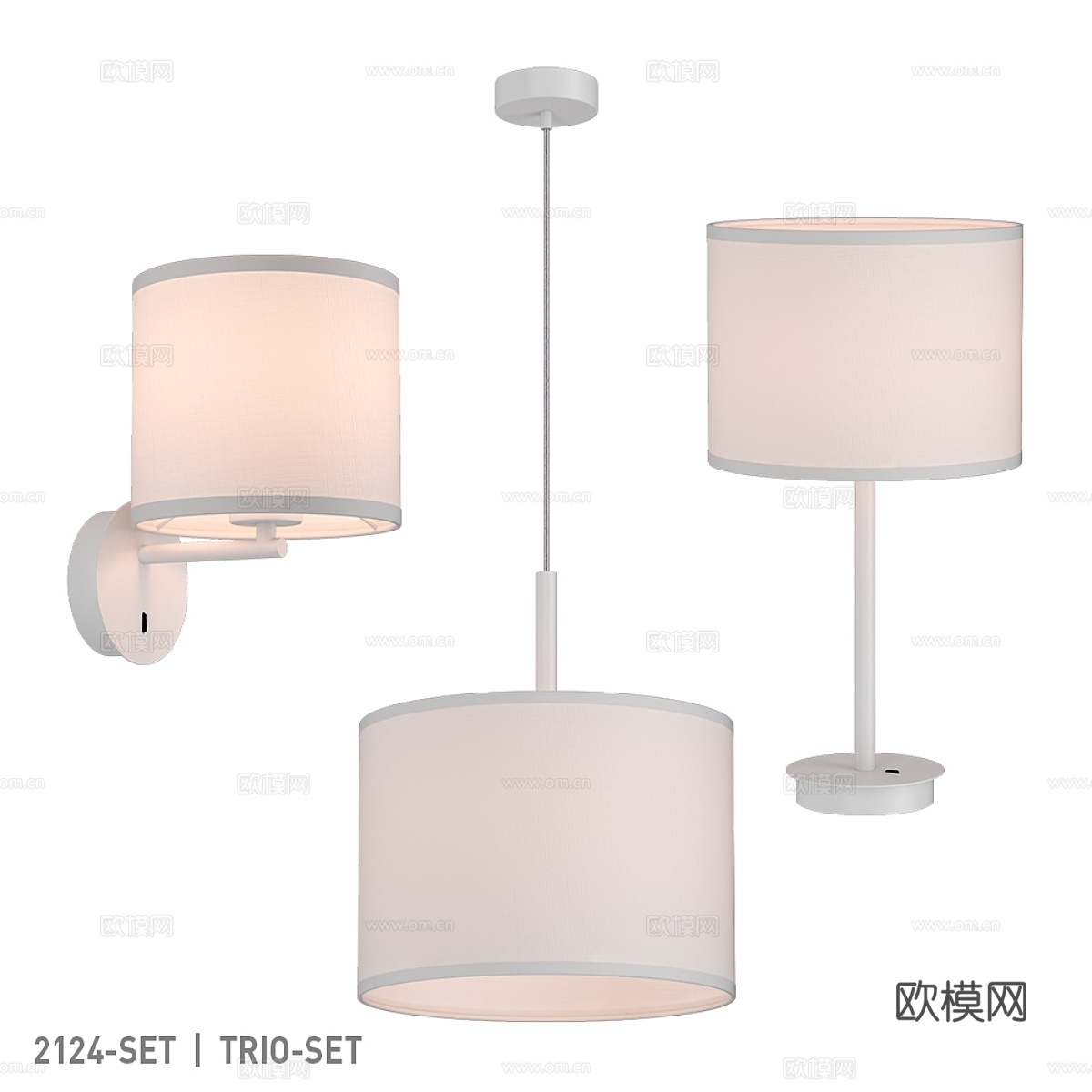 恩宠 2124-套装3d模型下载