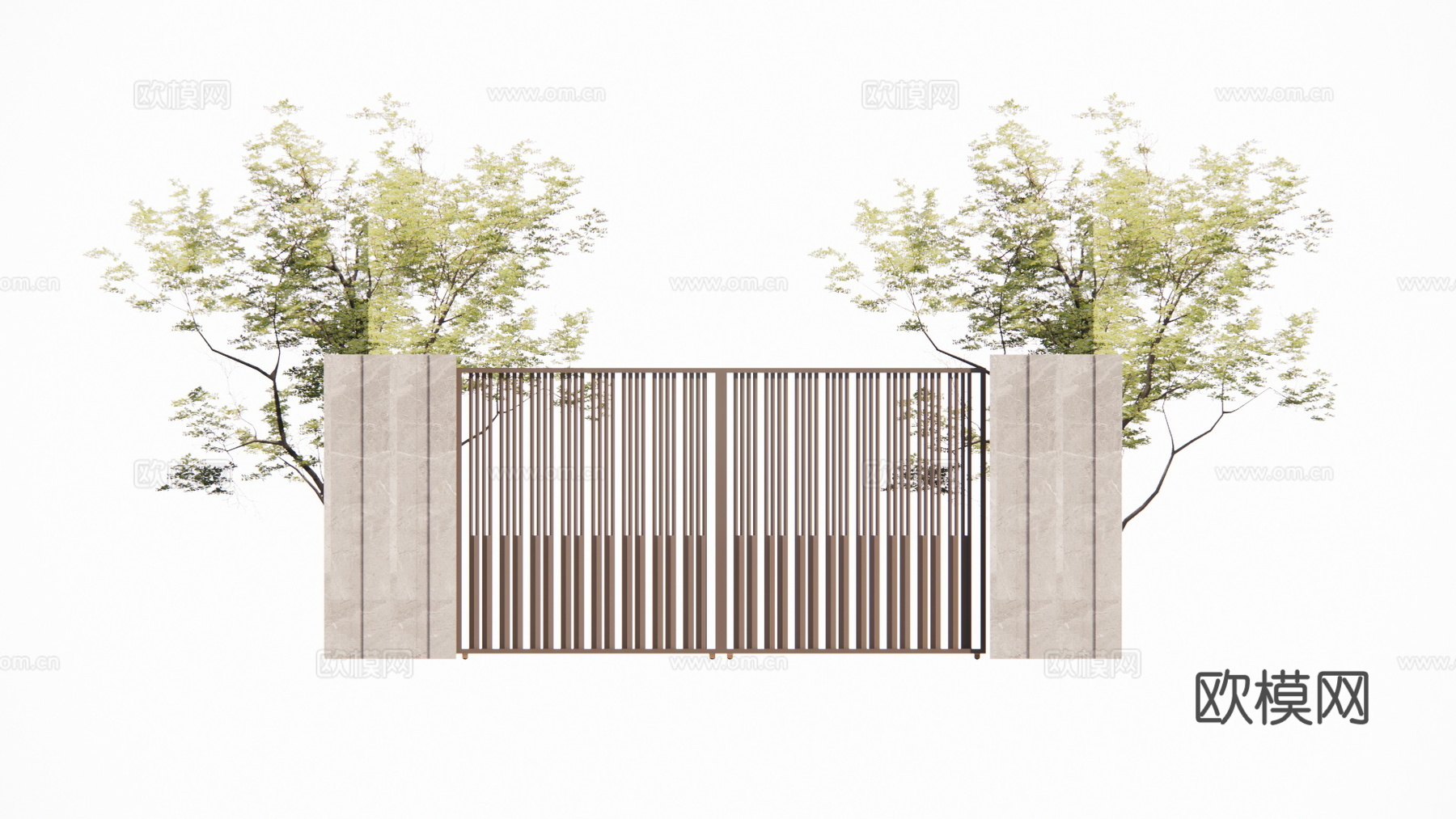 室内造景 庭院灯 草坪灯 庭院门 阳光房 门 微景观 屋顶花su模型