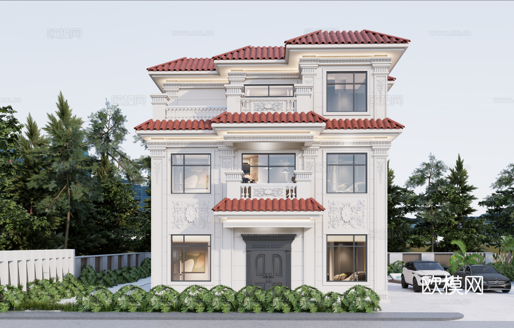 欧式别墅cad施工图cad施工图