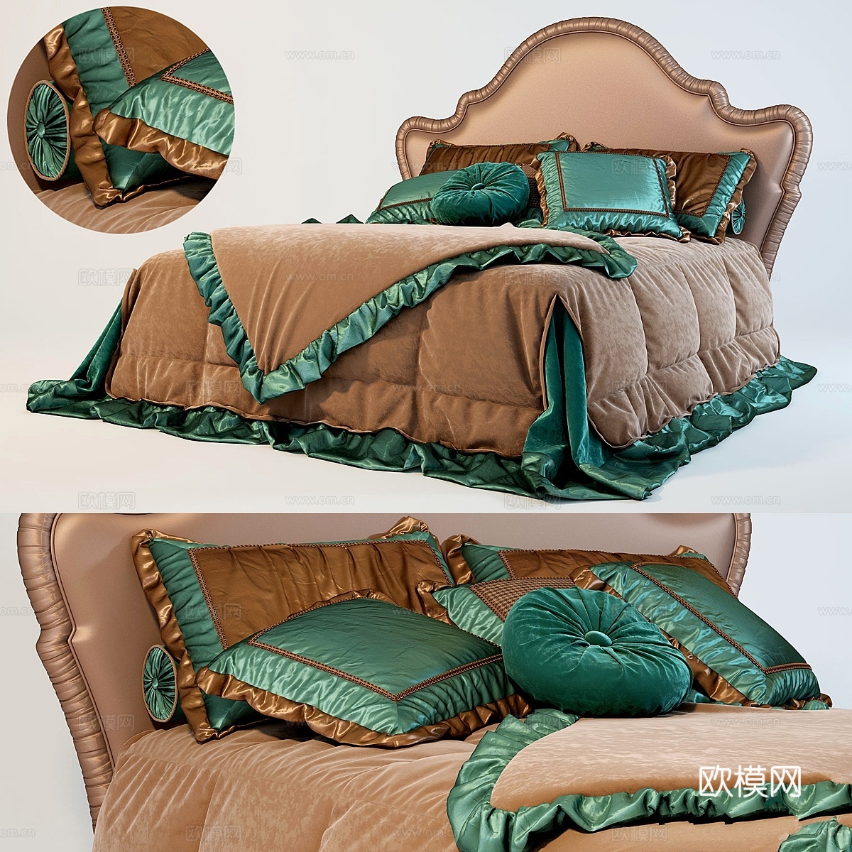 PIERMARIA RUBINO床3d模型下载