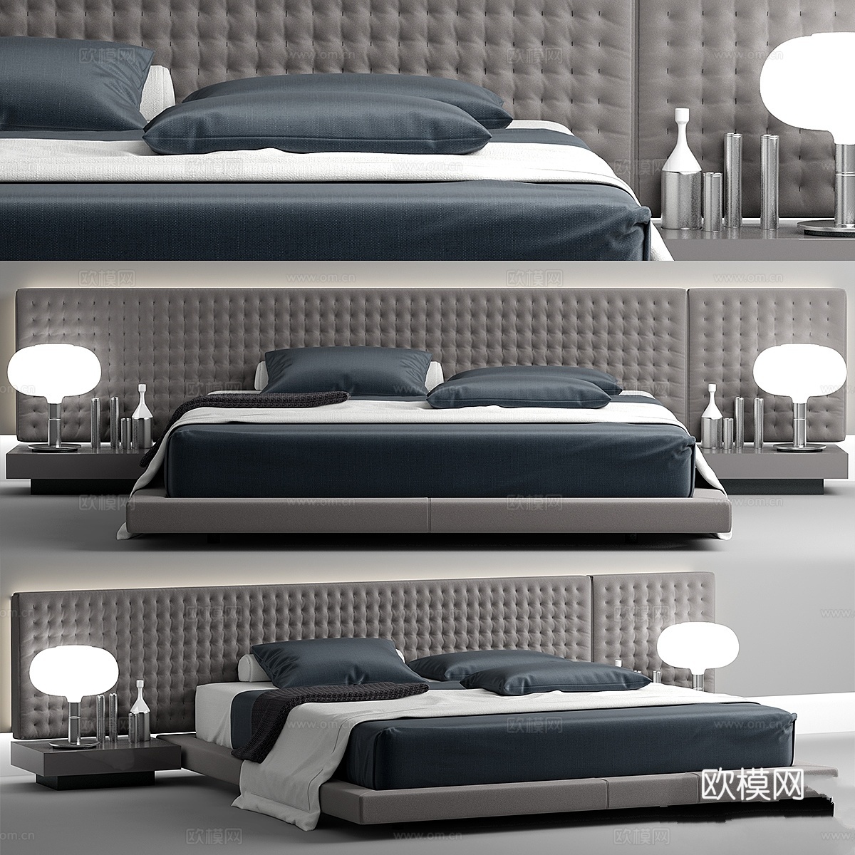 Busnelli VALENCIA床3d模型下载