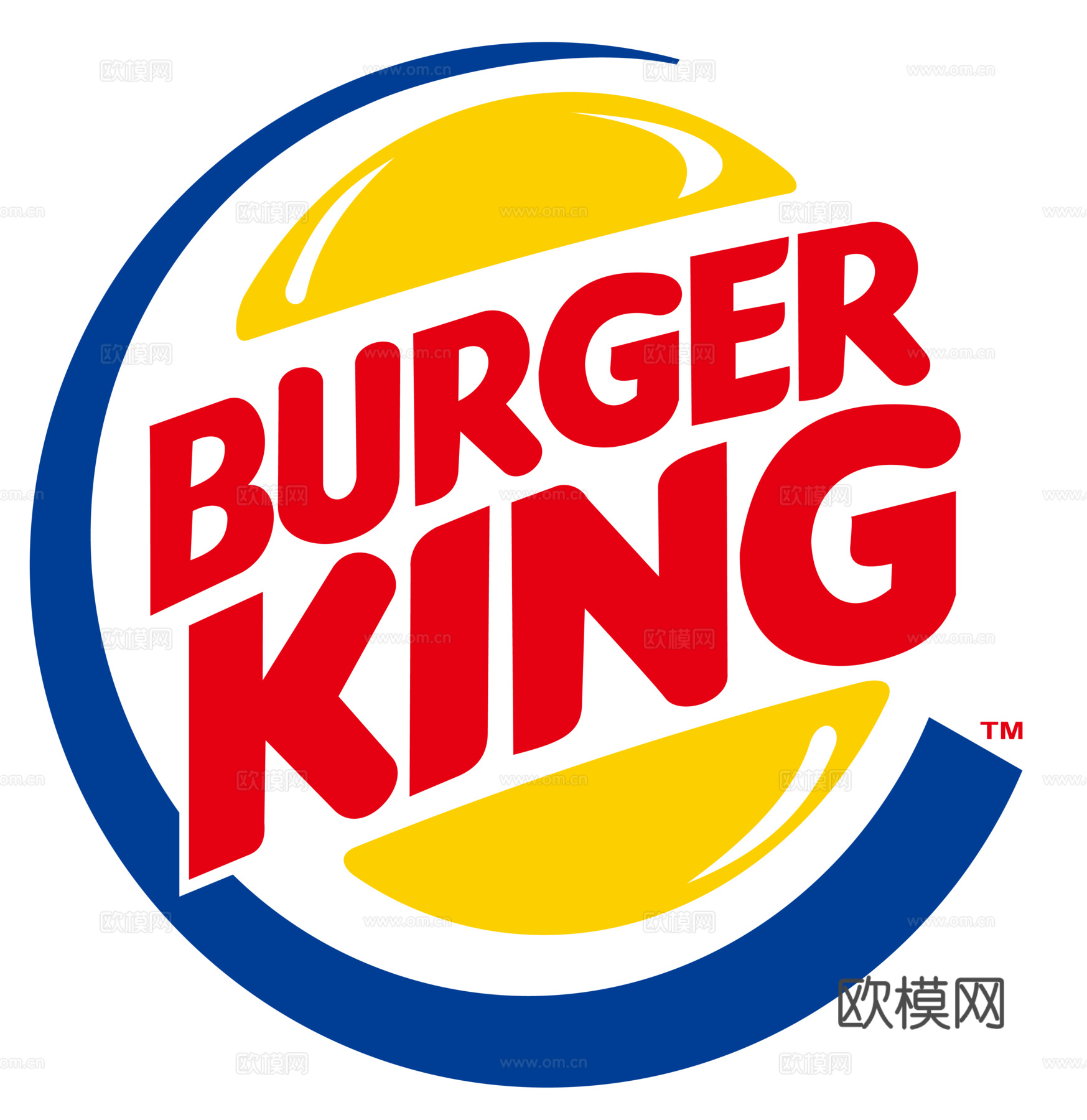汉堡王，炸鸡汉堡logo
