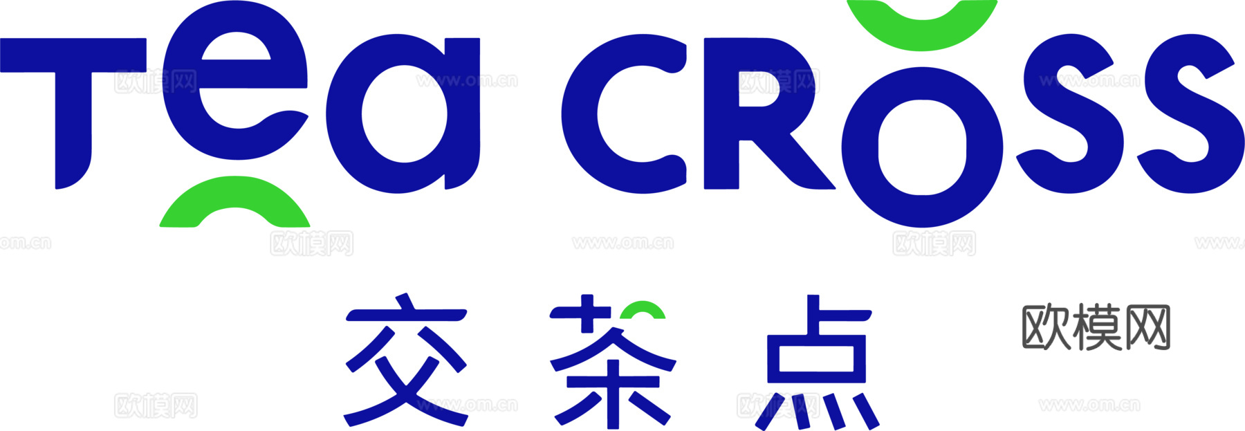 交茶点，奶茶店logo