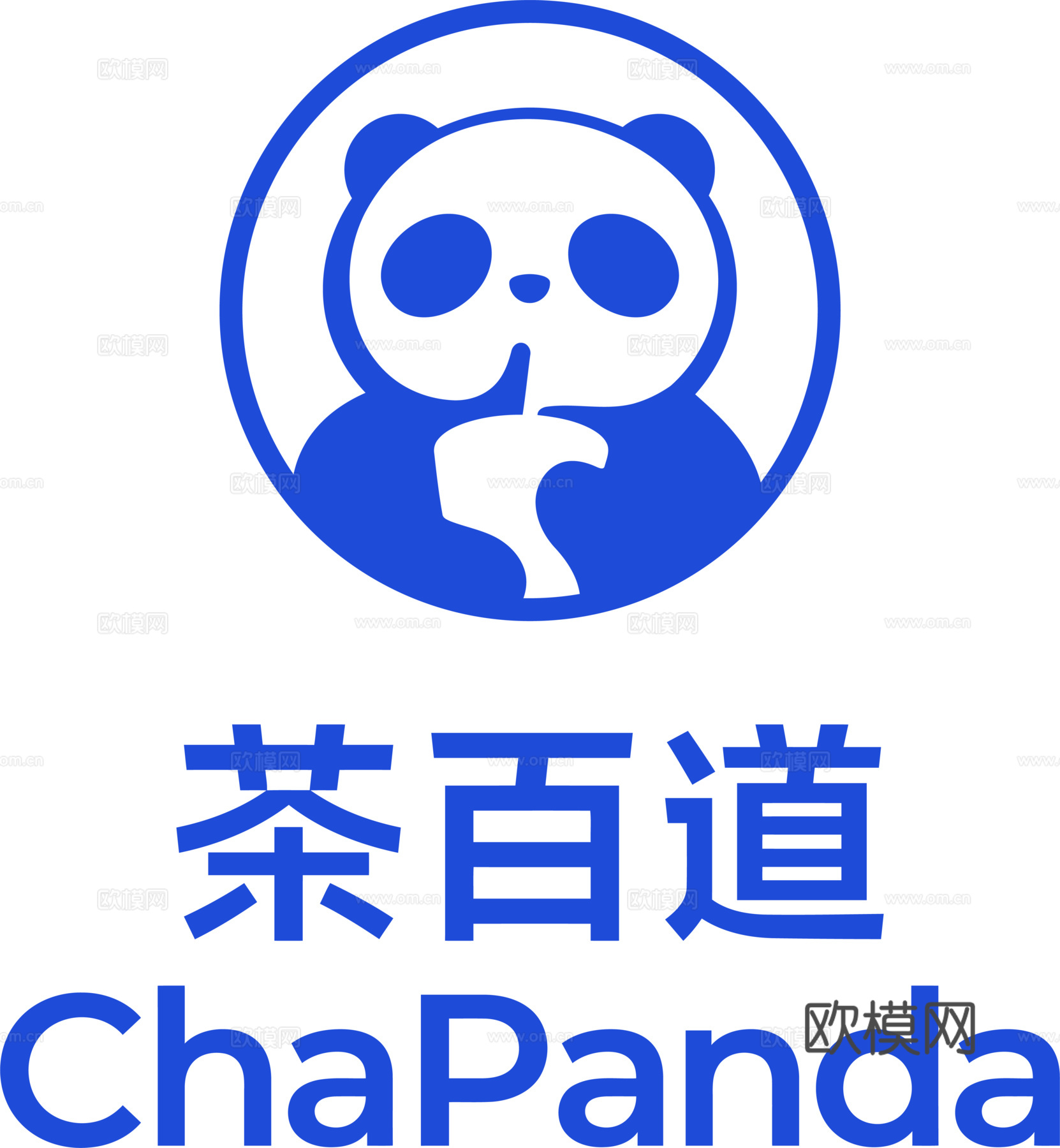 茶百道，奶茶店logo