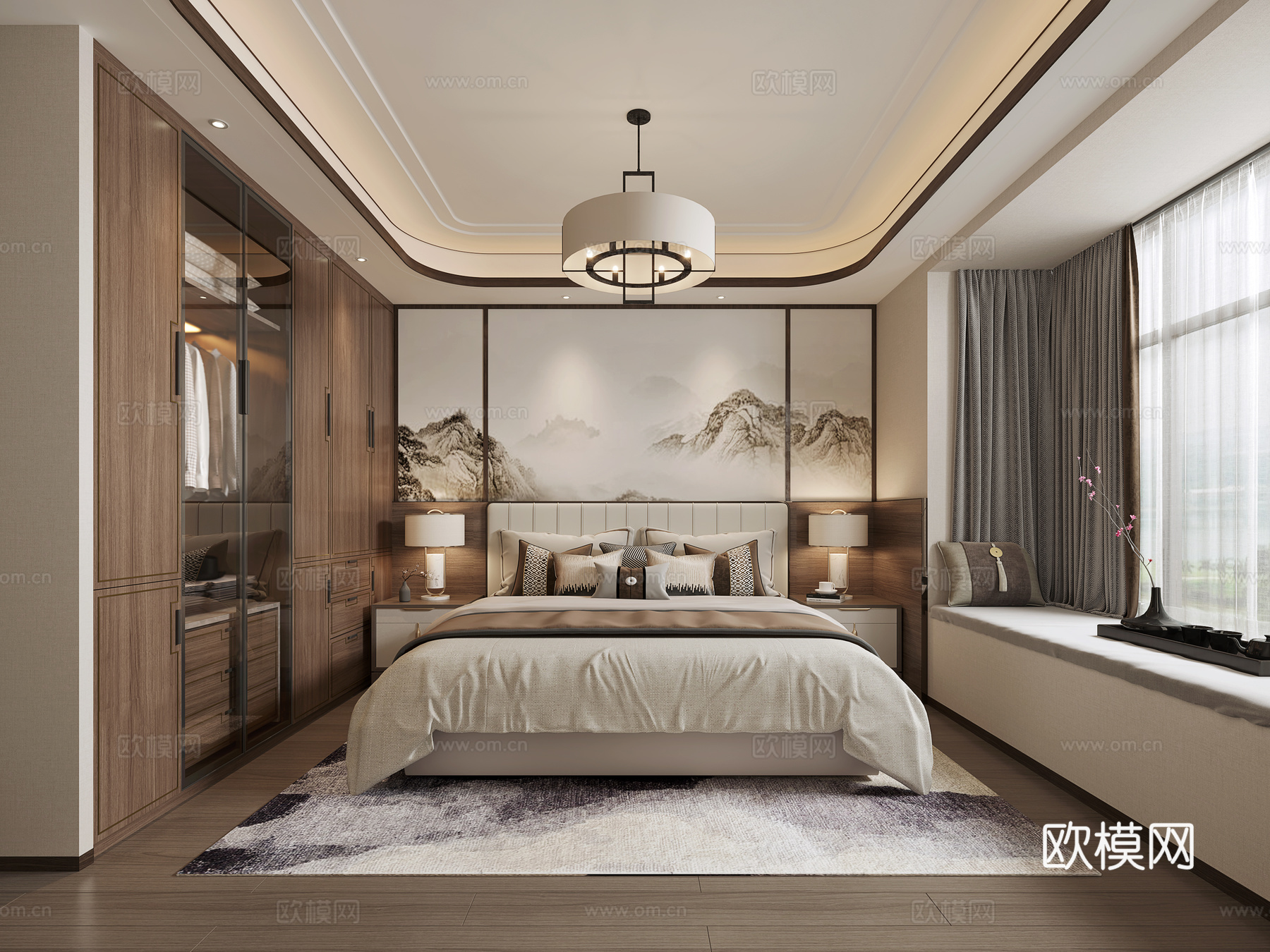 轻奢别墅 样板间 最新全套施工图 效果图合集cad施工图