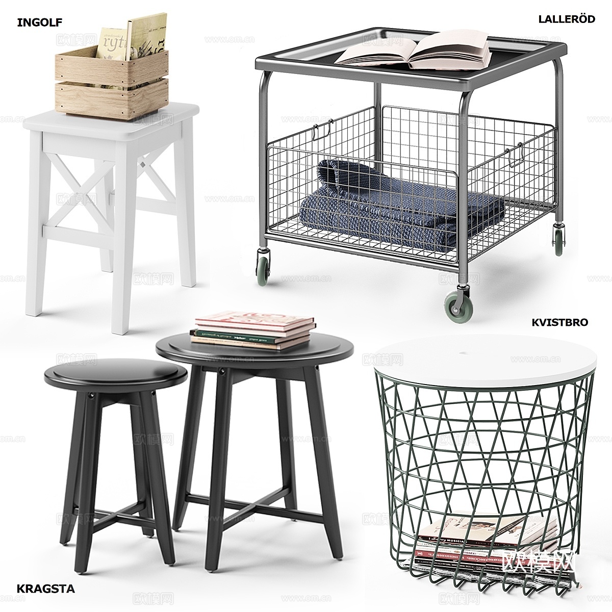 宜家餐桌3d模型下载