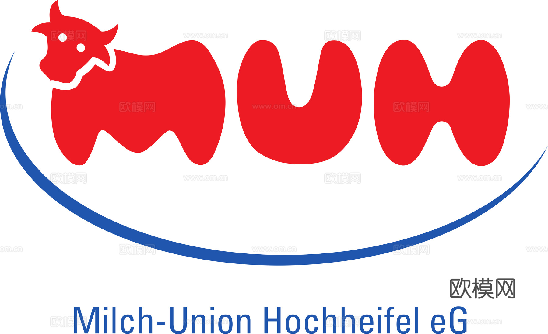 MUH，饮料饮品logo