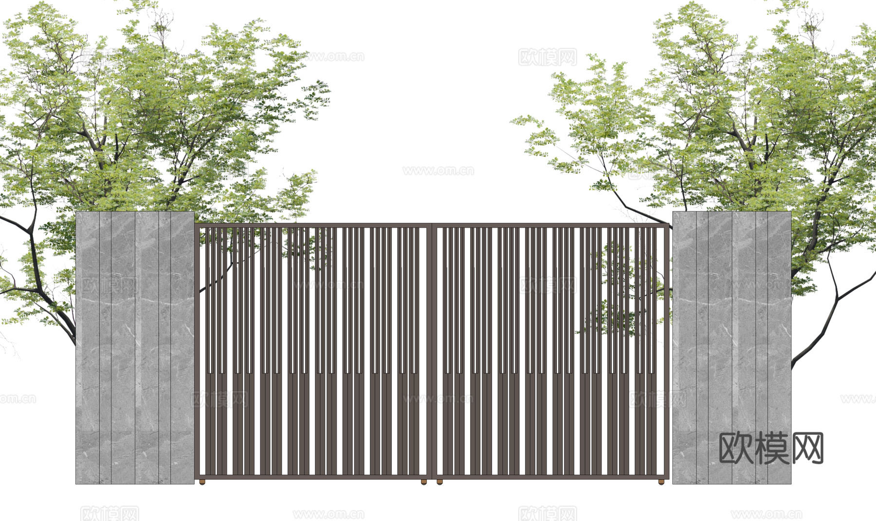 室内造景 庭院灯 草坪灯 庭院门 阳光房 门 微景观 屋顶花su模型