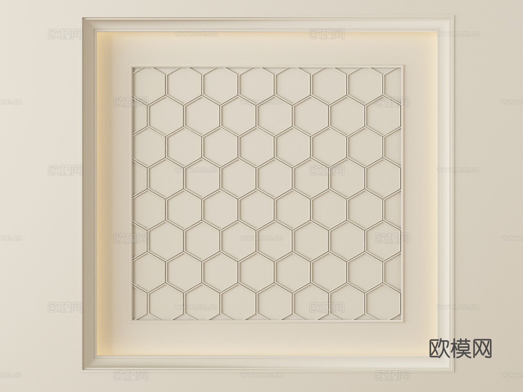 欧式天花吊顶su模型